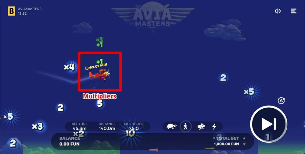 aviamasters multipliers